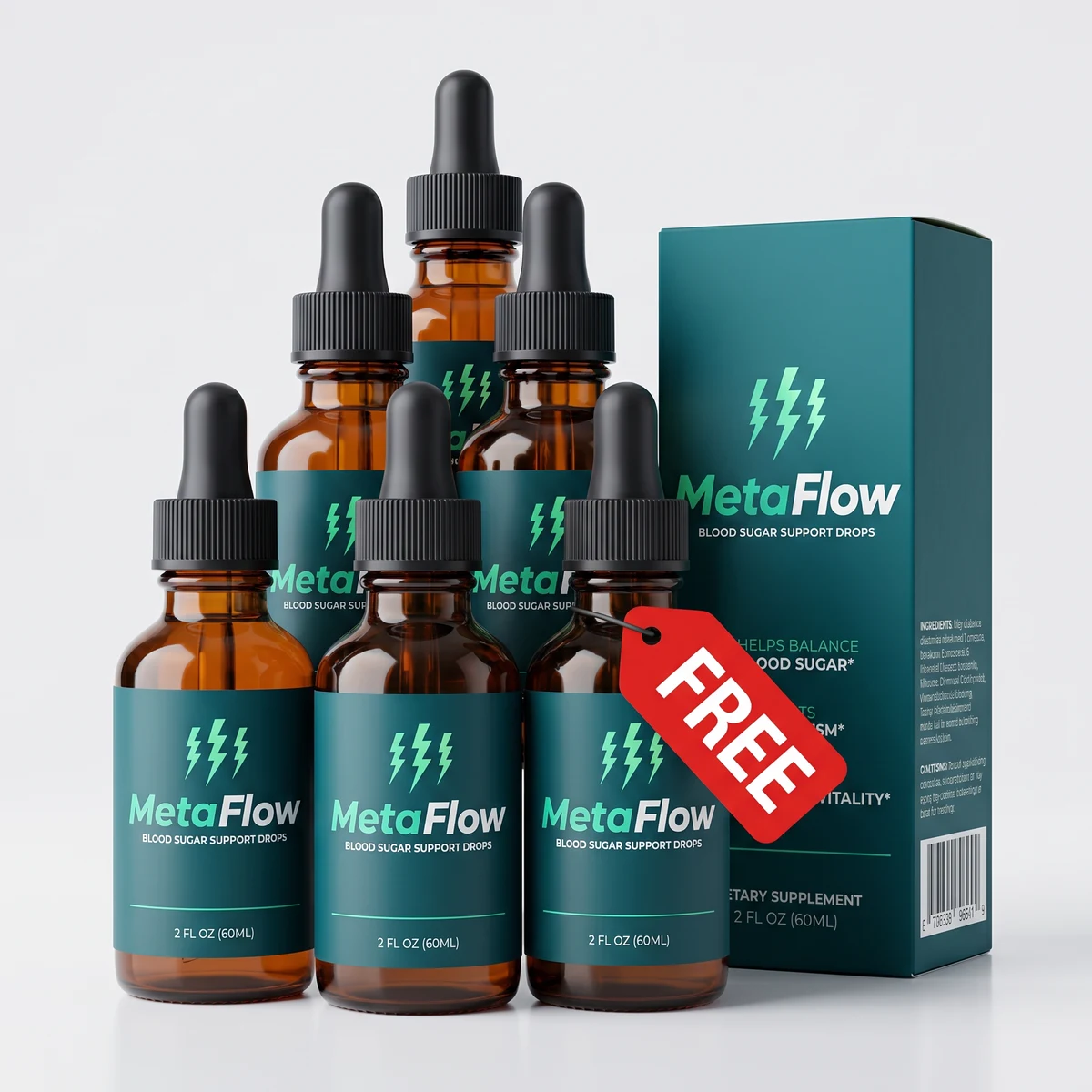 MetaFlow 5 bottles — 150-day supply